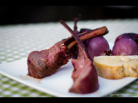 Folge52 - Hirschkarree & gebackene Zwiebeln [Deutsches BBQ- und Grill-Rezept]