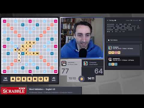 Playscrabble.com with Will Anderson 15 February 2022