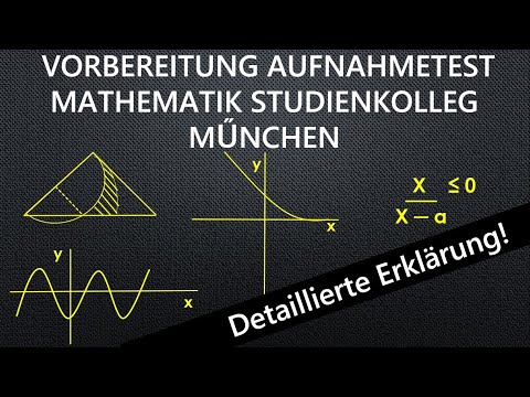 Mathe Aufnahmeprüfung Studienkolleg TU München