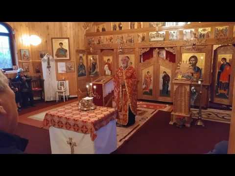 predică la vecernia hramului Parohiei Buna Vestire - Cercu, Iași - 2017