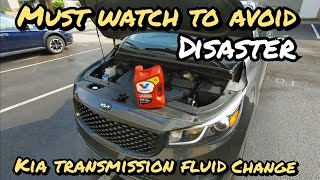 Kia Sedona / Sorento 3.3L 2015-2021- Transmission Fluid Change DIY