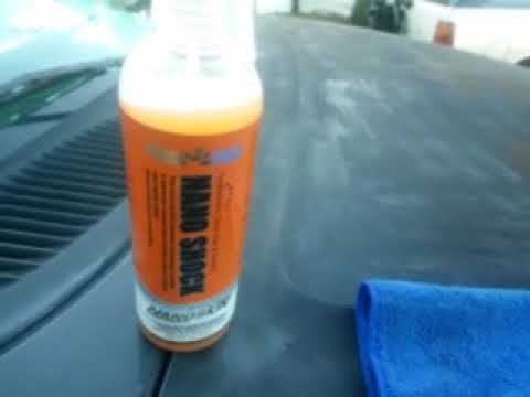 Nano shock as a waterless car wash works great