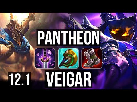 PANTH vs VEIGAR (MID) (DEFEAT) | Rank 4 Panth, 600+ games | EUW Challenger | 12.1
