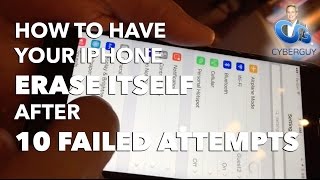 How to Have Your iPhone Erase Itself After 10 Failed Attempts