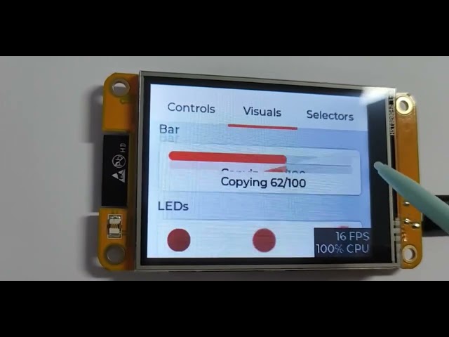 Vídeo relacionado con Binghe ESP32 Display ESP32 Placa de Desarrollo con WiFi Bluetooth 2.8" 240 x 320 ESP32 Pantalla Inteligente Módulo TFT táctil High-Speed IoT Connectivity Compatible con Arduino/LVGL(2 Piezas)