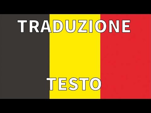 Inno BELGIO TRADUZIONE + TESTO Italiano - National Anthem Belgium -