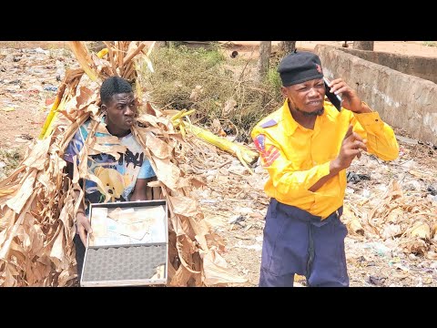 The banana leaf 🌿 (broda 2much talk 2 Mark Angel comedy brain jotter Netflix TV sabinus)