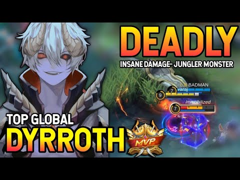 Dyrroth Best Build 2021 | Top Global Dyrroth Gameplay | Mobile Legends✓