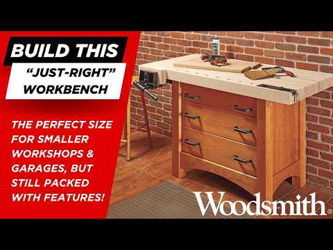 My Favorite Workbench Build Yet – Perfect for Small Woodshops