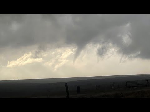 Cone Tornado + Rope-out - Clarendon, TX. | 3-13-21 Texas Panhandle Tornado Outbreak