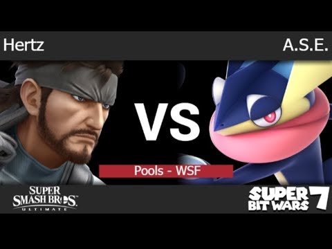 SBW 7 - BFG | Hertz (Snake) vs FRKS | A.S.E. (Greninja) Pools - WSF - SSBU