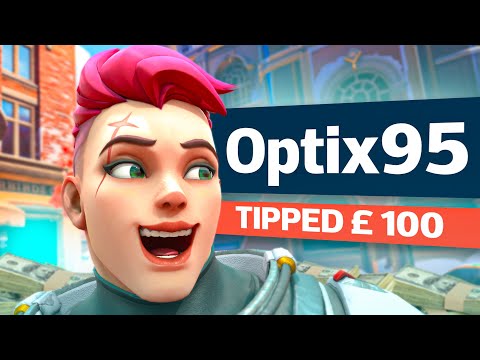 If I Win I Get 100$ So I Unlocked The Rank 1 Zarya Inside Of Me