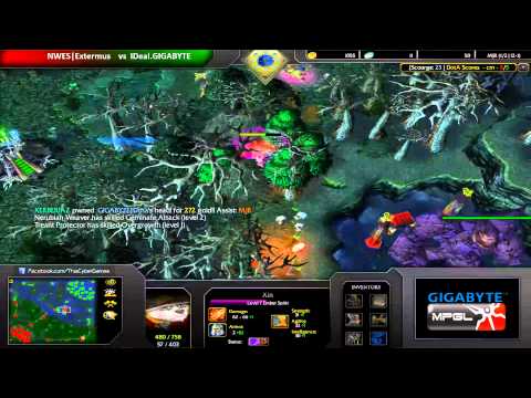 CGnetworkTV GEST DotA OFFLINE July 2013 IDeal.GIGABYTE VS Extermus