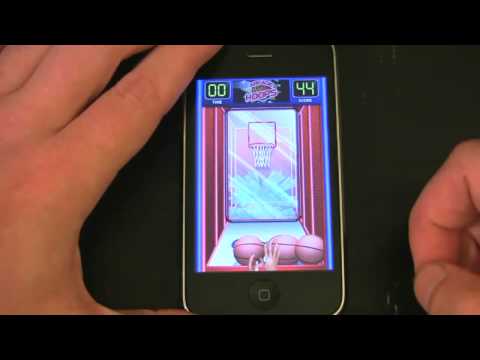 Toss Balls - Game Review; Arcade Hoops by Skyworks for iPhone - YouTube