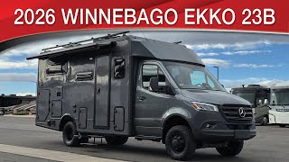 A preview image of the linked video showcasing 2026 Winnebago EKKO 23B
