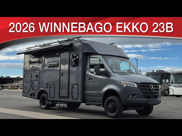 Preview image of 2026 Winnebago EKKO 23B Now With Generator And 630 Amp Hour Lithium Battery youtube video