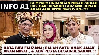 Download lagu INFO A1; Undangan Nikah Sudah Disebar!! Kisah Cinta IYUN-FUJA Akan Berlabuh Di Pelaminan!?? mp3