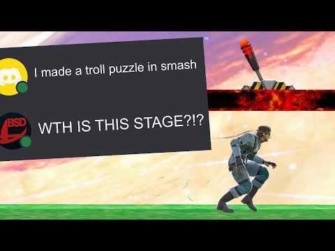 Someone built a MINDBLOWING TROLL STAGE in Smash Ultimate