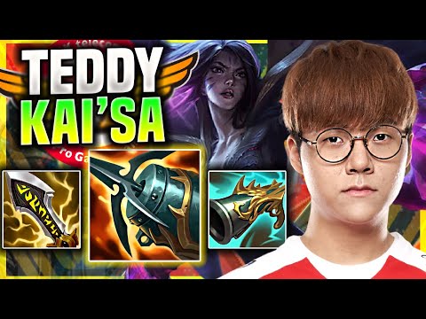 TEDDY IS SO CLEAN WITH KAI'SA! - T1 Teddy Plays Kai'sa ADC vs Aphelios! | Season 11