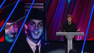Paul McCartney Inducts Ringo Starr at the 2015 Rock &amp; Roll Hall of Fame Induction Ceremony