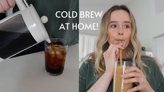 HOW I MAKE COLD BREW AT HOME | BODUM COLD BREW MAKER