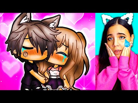 A HUMAN IN AN ALL ALPHA SCHOOL 🐺💔 Gacha Life Mini Movie Sad Love Story Reaction