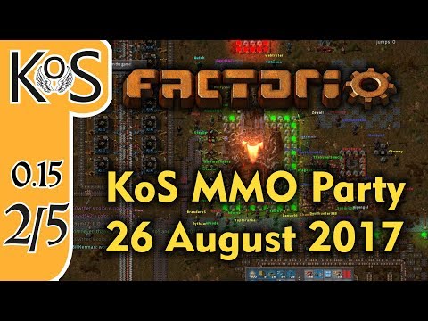 Factorio MMO 1 Year Channelversay Party - 2of5 - 26 Aug 2017  - Achievements - Multiplayer (v 0.15)