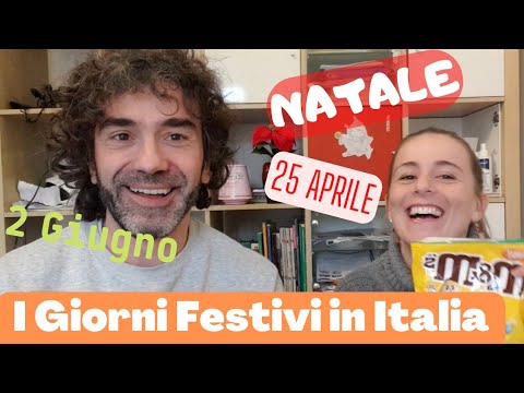 Conversazione Naturale in Italiano: I GIORNI FESTIVI IN ITALIA| Real Italian Conversation (sub ITA)