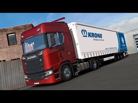 ETS 2 - SCANIA S580 V8 Low Deck - Trip: Jönköping - Karlskrona