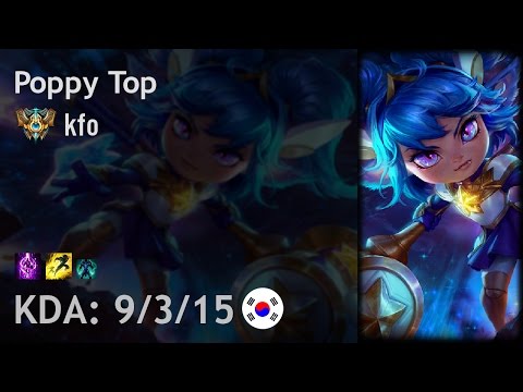 Poppy Top vs Maokai - kfo - KR Challenger Patch 6.24