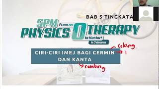 fizik SPM bab 5 form 4 ciri-ciri imej kanta cembung