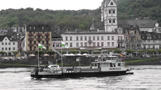 preview picture of video 'Rheinfähre Boppard'