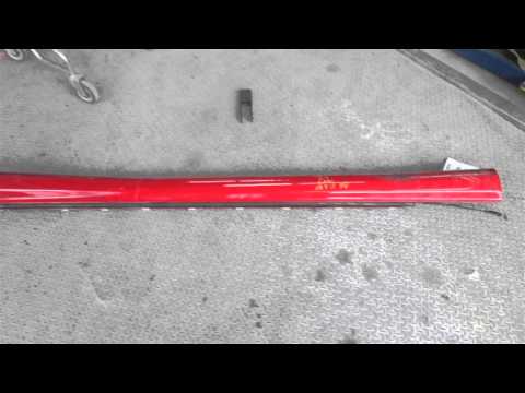 2006 Mercedes C230 Rocker molding / trim LH RED GOOD SHAPE - mbiparts.com Used OEM Mercedes P... OEM