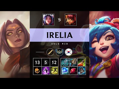 Irelia Mid vs Annie - KR Challenger Patch 25.16