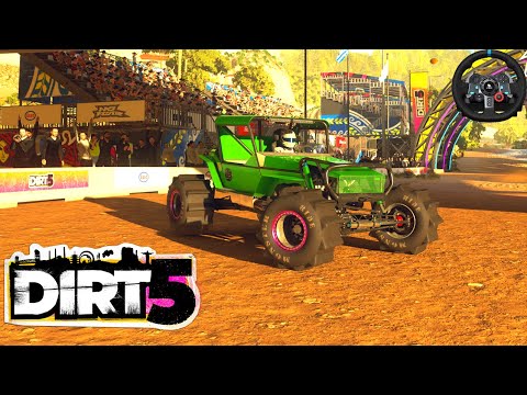 Dirt 5 Game Play  With Logitech G29 Steering Wheel Part#2