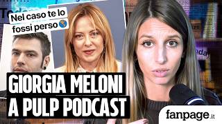 Giorgia Meloni da Fedez: la campagna per il referendum sbarca sui podcast