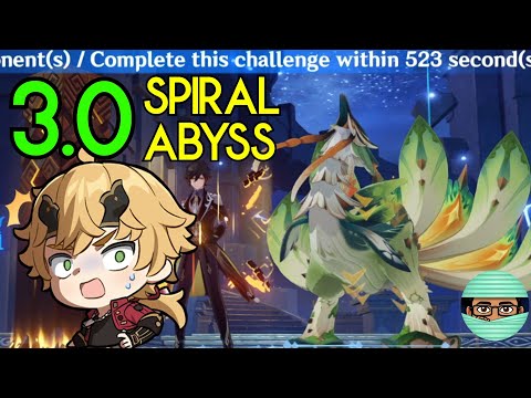 3.0 Spiral Abyss Is Way Fun =) | All New Floor 9 -12 | Genshin Impact