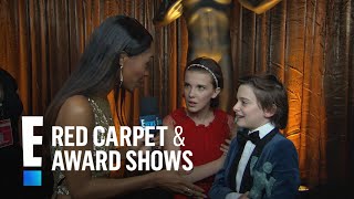 "Stranger Things" Young Stars Couldn't Hold Back Tears | E! Live from the Red Carpet