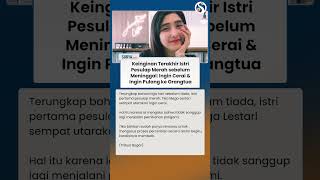 Ingin Cerai sebelum Meninggal, Istri Pesulap Merah Akui Tak Kuat Dimadu & Ingin Pulang ke Orangtua