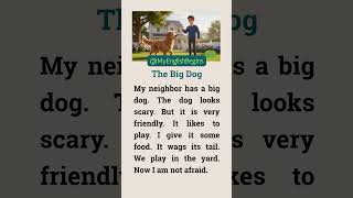 Meeting a Big Dog 🐕 (Easy Shadowing) #learnenglish #speakenglish #shadowing