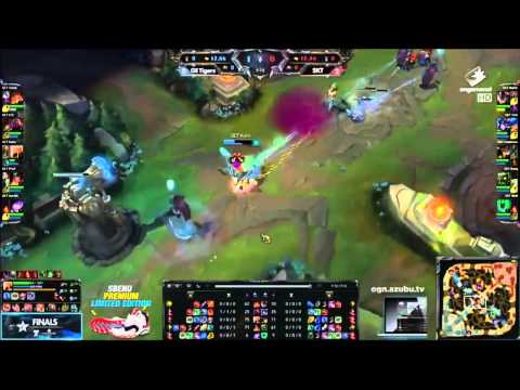 LCK Spring 2015 Playoffs Finals SKT1 v s GE Tigers, outplay Cassiopeia