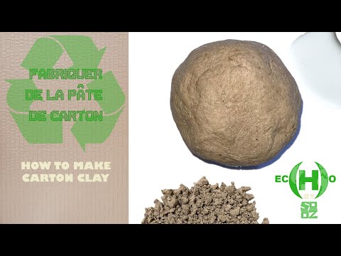 DIY - Comment faire de la pate de carton - FR/EN - Recette recyclage