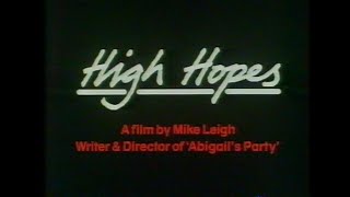 High Hopes (1988) Trailer