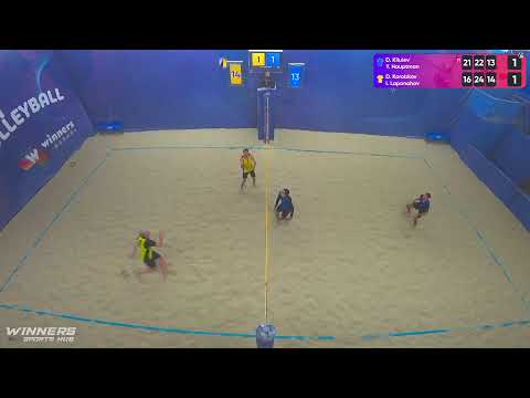 16:20 D. Kliuiev / Y. Hauptman - D. Korobkov / I. Laponohov 11.11.2022 | Winners Beach Volleyball