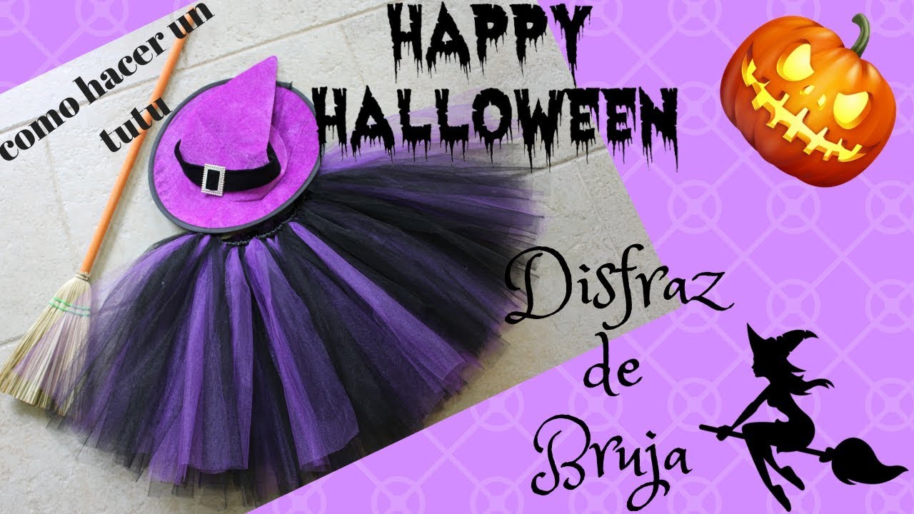 Watch Como hacer disfraz Halloween de bruja para niña con un tutu sin coser / MISS MUNDO ROSA Now Como hacer disfraz Halloween de bruja para niña con un tutu sin coser / MISS MUNDO ROSA