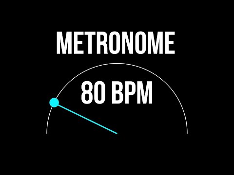 METRONOME 80 BPM 🎶 (5 minutes metronome)