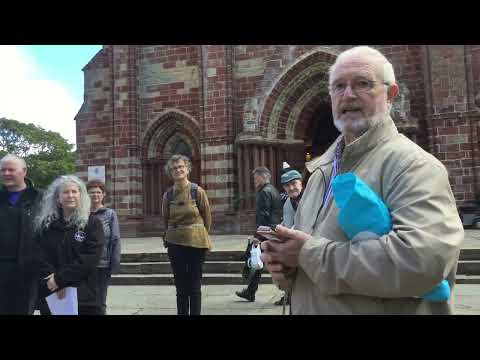 Dedication of St Magnus Way Marker Stone, Kirkwall, Orkney