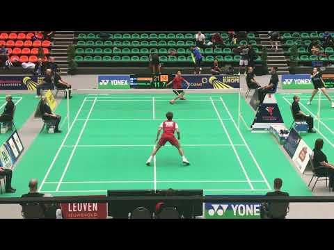 Kento Momota vs Sam Parsons Yonex Belgian 2017 part4