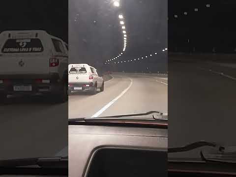 a serra do cafezal dentro do túnel em Miracatu