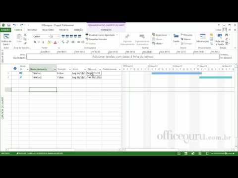 Aula 12 - Curso Gratuito MS Project: Vinculando tarefas no Project 2013